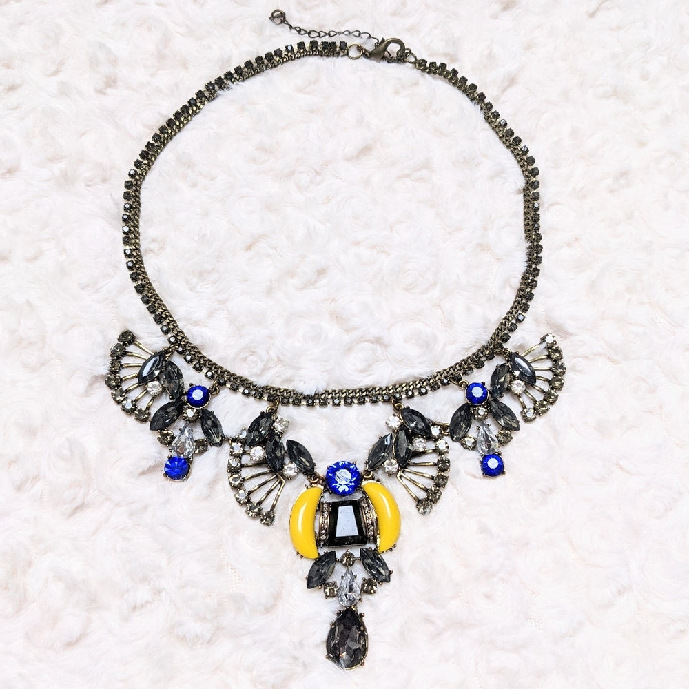 jewelmint sparkly crystal statement necklace